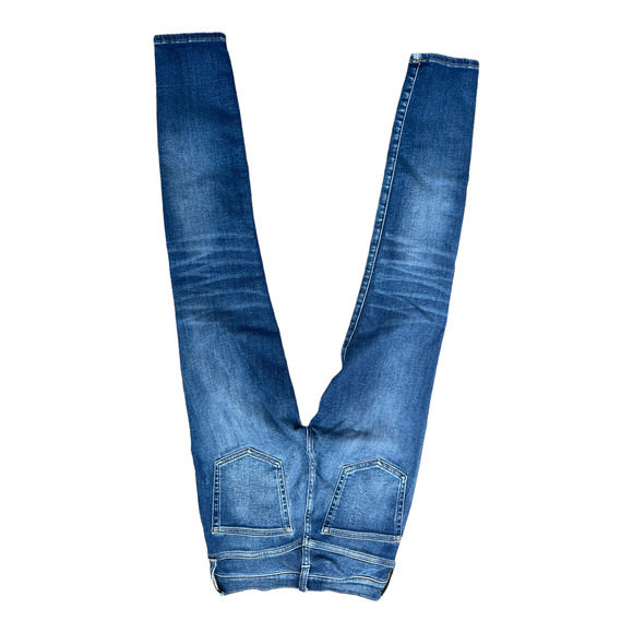 J Crew Jeans High Rise Toothpick Denim Jeans sz 26in  28in‎ inseam - Picture 2 of 6